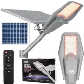 Lampy ogrodowe - LAMPA SOLARNA ULICZNA LED 250W PANEL 35W CZUJNIK VOLT POLSKA - miniaturka - grafika 1