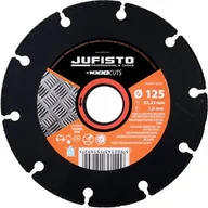 Akcesoria do elektronarzędzi - Tarcza z węglika spiekanego do cięcia metalu 125 x 1,0 x 22,23 mm Jufisto - miniaturka - grafika 1