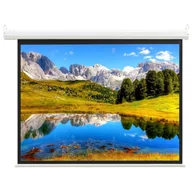 Ekrany projekcyjne - Elektryczny ekran projekcyjny z pilotem, 59'', 1:1 - miniaturka - grafika 1