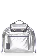 Torebki damskie - Mandarina Duck Damski plecak wojowniczy, srebrny, rozmiar uniwersalny, Srebrny, Rozmiar Uniwersalny - miniaturka - grafika 1