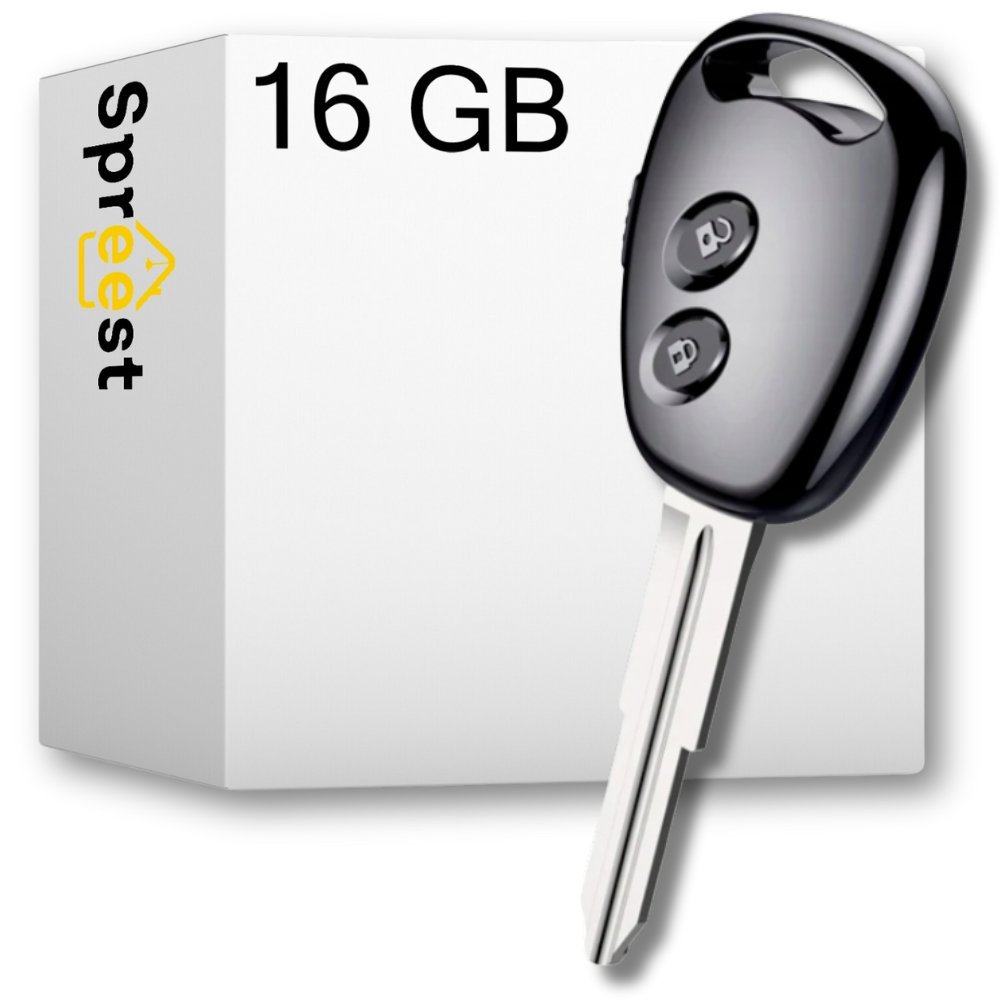 DYKTAFON SZPIEGOWSKI MINI CYFROWY PODSŁUCH MAŁY PENDRIVE 16GB BRELOK UKRYTY