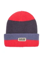 Czapki dla dzieci - Color Kids Czapka beanie w kolorze fioletowo-różowym - miniaturka - grafika 1