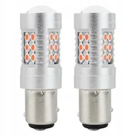 Żarówki samochodowe - CANBUS AMiO Żarówki led 24smd 3030 1157 p21/5w) czerwona 12v/24v AMI-02579 - miniaturka - grafika 1