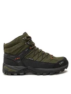 Buty trekkingowe męskie - CMP Trekkingi Rigel Mid Trekking Shoes Wp 3Q12947 Khaki - miniaturka - grafika 1
