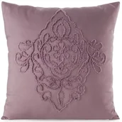 Poszewki na poduszki - Poszewka Dekoracyjna, 45X45, Fioletowa Z Aplikacją, Jsj-03 - miniaturka - grafika 1