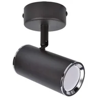 Lampy sufitowe - Ideus LAMPA sufitowa MEGAN 03656 natynkowa OPRAWA metalowy reflektorek kinkiet tuba ścienna czarna 03656 - miniaturka - grafika 1