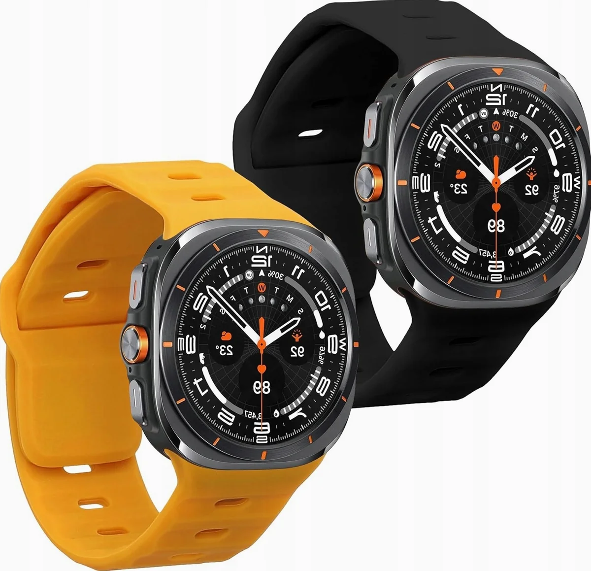 PASKI DO ZEGARKA SMARTWATCH TRACKER 2 SZTUKI WODOODPORNE ELASTYCZNE TRWAŁE