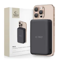 Powerbanki - PB12 LIFEMAG MAGSAFE - POWER BANK 20000MAH BATERIA ZAPASOWA MAGNETYCZNA POWERBANK DO IPHONE 12 / 13 / 14 / 15 / 16 / PRO / PRO MAX / PLUS - BLACK - miniaturka - grafika 1