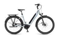 Rowery elektryczne - Rower WINORA Sinus N8f Low winterwhite (54 cm) - miniaturka - grafika 1