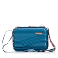 Kosmetyczki, organizery i kuferki - Kuferek Semi Line T5812-1 Granatowy - miniaturka - grafika 1