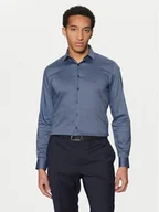 Koszule męskie - Calvin Klein Koszula K10K113864 Niebieski Slim Fit - miniaturka - grafika 1