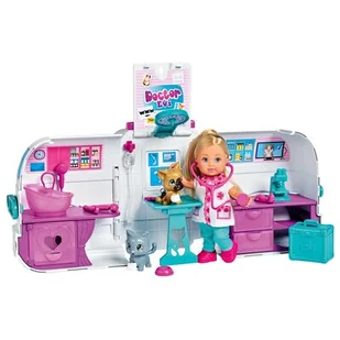 Simba Toys Lalka Doktor Evi Ambulans 2w1 - Lalki dla dziewczynek - miniaturka - grafika 1
