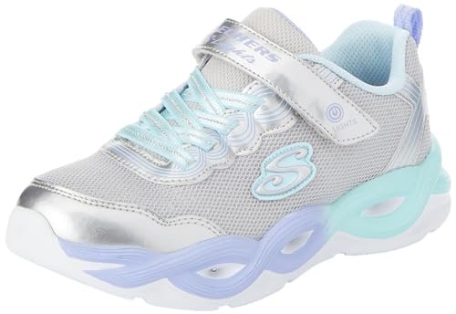 Skechers Girls, Kapcie, Silver Mesh/Multi Trim, 43 EU, Srebrna siatka Multi Trim, 43 EU