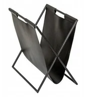 Inne meble do salonu - Gazetnik TWISTED LIME 37 x 22 x 35 cm z ekoskóry - miniaturka - grafika 1