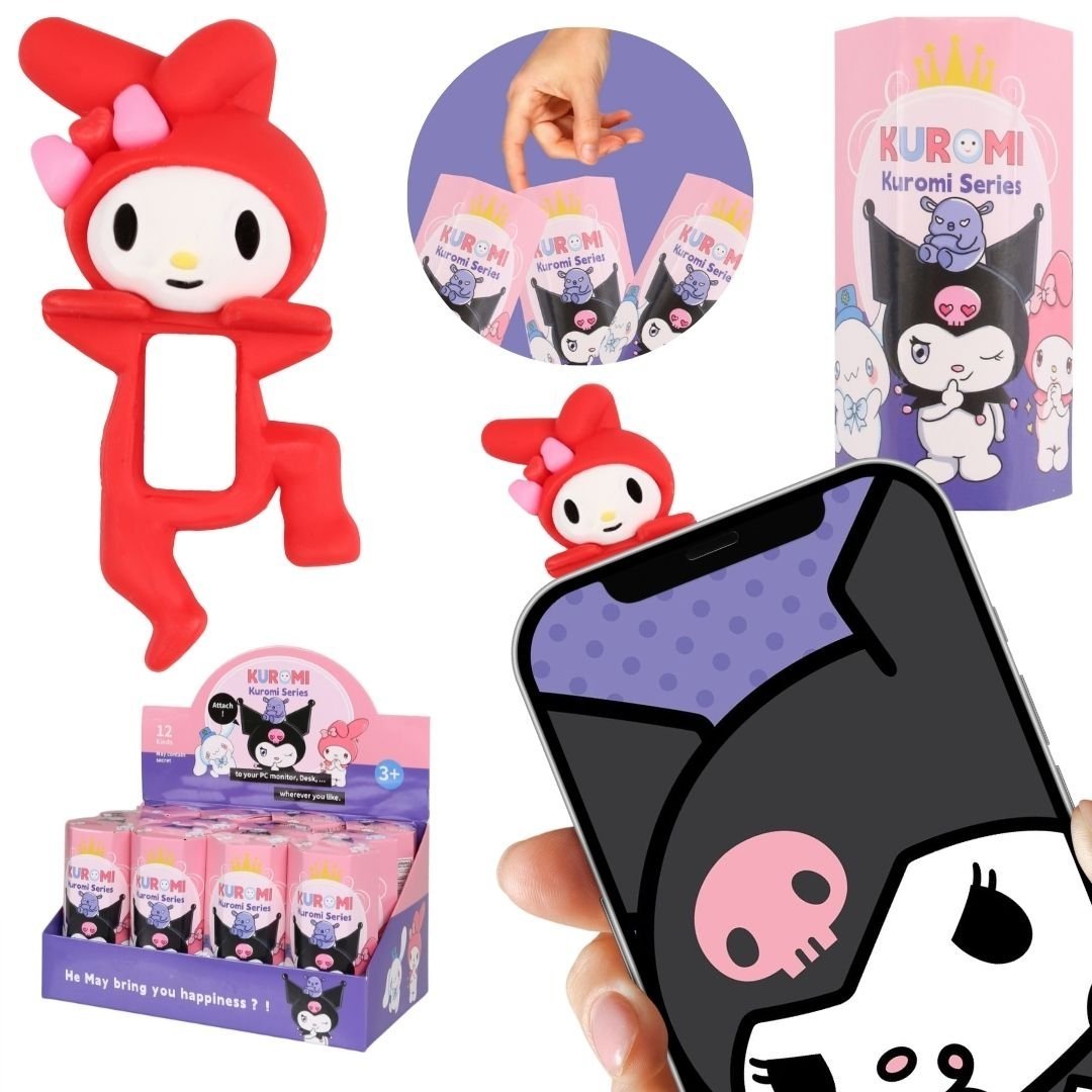 Sonny Angel Hello Kitty KUROMI Mini laleczka bobasek, SAMOPRZYLEPNA figurka NA TELEFON, mystery box