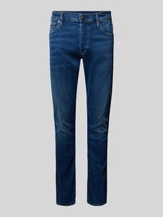 Jeansy o kroju slim fit z 5 kieszeniami - Spodnie męskie - miniaturka - grafika 1