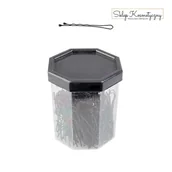 Pozostałe akcesoria fryzjerskie - Wsuwki fryzjerskie do włosów E-62 150 szt. 4,9 cm czarne - miniaturka - grafika 1