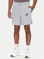 Spodenki męskie - adidas Szorty sportowe Tech JM4178 Szary Regular Fit - miniaturka - grafika 1