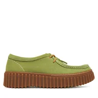 Półbuty damskie - Półbuty Clarks Torhill Bee 26181186 Zielony - miniaturka - grafika 1