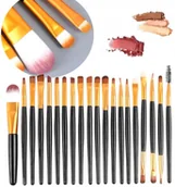 Pędzle do makijażu - Edibazzar, Zestaw Profesjonalnych Pędzli Do Makijażu, 20szt. - miniaturka - grafika 1