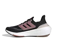 Trampki damskie - adidas Ultraboost Light W, Damskie trampki, Core Black Pink Warstwa Szary Six, 36 EU - miniaturka - grafika 1