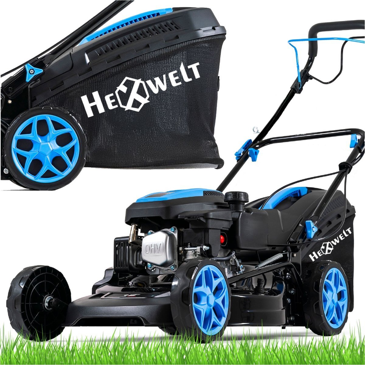 Hexwelt Kosiarka spalinowa 5km 150cc z napędem 46cm