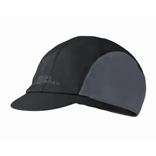 Czapka rowerowa Jack Wolfskin GRAVEX CAP black - M - Czapki męskie - miniaturka - grafika 1