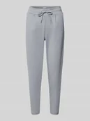 Spodnie damskie - Spodnie materiałowe z elastycznym pasem model ‘KATE’ - miniaturka - grafika 1