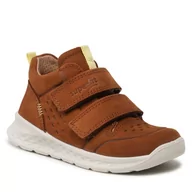 Buty dla chłopców - Sneakersy Superfit 1-000363-3020 S Brown/Yellow - miniaturka - grafika 1