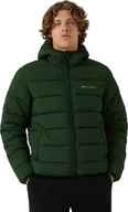 Kurtki męskie - Kurtka męska Champion Kurtka męska Hooded Jacket zielona 221548 GS586 XL - miniaturka - grafika 1