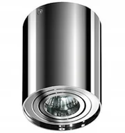 Lampy sufitowe - Oprawa Halogenowa Natynkowa Tuba Led Ruchoma Chrom Chromowana GU10 - miniaturka - grafika 1