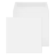 Portfele - Blake Purely Everyday 240 x 240 mm, 100 g/m², kwadratowy portfel, gumowane koperty (0240SQ), biały - opakowanie 250 sztuk - miniaturka - grafika 1