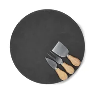 Deski do krojenia - Deska Do Serwowania Stone Obrotowa +Noże Homla - miniaturka - grafika 1