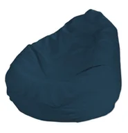 Pufy i podnóżki - Dekoria Dekoria Worek do siedzenia Ocean Blue morski niebieski) 50 × 85 cm Cotton Panama 541-702-30 - miniaturka - grafika 1