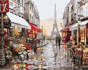Malowanie po numerach - Malowanie po numerach Paryż po deszczu - miniaturka - grafika 1