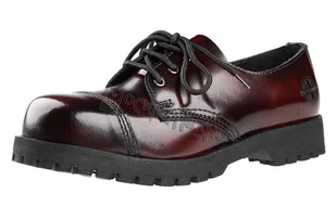 glany NEVERMIND - BORDOWE PRZECIERANE (3 dziurki) polerowane-36 - Botki męskie - miniaturka - grafika 1