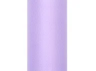 Pasmanteria - Party Deco Tiul gładki liliowy - 15 cm x 9 metrów - 1 szt. TIU15-004 - miniaturka - grafika 1