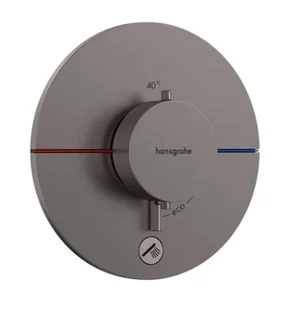 Hansgrohe ShowerSelect Comfort - Termostatyczna bateria podtynkowa, czarny chrom szczotkowany 15562340 - Baterie umywalkowe - miniaturka - grafika 1
