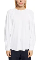 Bluzki damskie - ESPRIT Bluzka damska, 100 / biały, XS - miniaturka - grafika 1