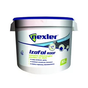 Powłoka izolacyjno-dekoracyjna Nexler Izofol Roof, szary, 10 kg - Uszczelnienia - miniaturka - grafika 1