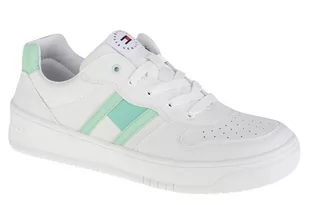 Tommy Hilfiger Low Cut Lace-Up Sneaker T3A4-32143-1351A166 dziewczęce sneakersy, białe, rozmiar 37 - Buty dla dziewczynek - miniaturka - grafika 1