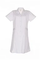 Płaszcze damskie - Planam Płaszcz damski "MG" rękaw 1/4, rozmiar 36, czysta biel, 1612036 - miniaturka - grafika 1