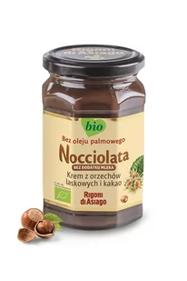 Nocciolata ( bez mleka) BIO - krem z orzechów laskowych (19,5%) i kakao (11%) bez dodatku mleka 650g - Słodkie kremy i masła - miniaturka - grafika 1