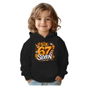 Bluzy dla dziewczynek - BLUZA DZIECIĘCA Z KAPTUREM 67 SIX SEVEN VIRAL 146-152 DLA DZIECKA PREZENT - miniaturka - grafika 1