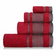 Ręczniki - Ręcznik 50 x 90 Bawełna Panama 500g/m2 Czerwony - miniaturka - grafika 1