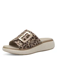 Sandały damskie - Jana Klapki damskie wegańskie sandały, panterka, 41 EU, Leopard, 41 EU - miniaturka - grafika 1
