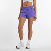 Spodenki damskie - Spodenki damskie New Balance WS41286EPU fioletowe - miniaturka - grafika 1