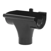 Rynny i akcesoria - Wypust lewy S130 Ø130 grafitowy - miniaturka - grafika 1