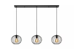 Danza lampa wisząca 3-punktowa czarna 21428/03/30 - Lampy sufitowe - miniaturka - grafika 1
