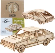 Puzzle - Little-Story Little Story Drewniane Puzzle Model 3D - FSO Polonez 1500 - miniaturka - grafika 1